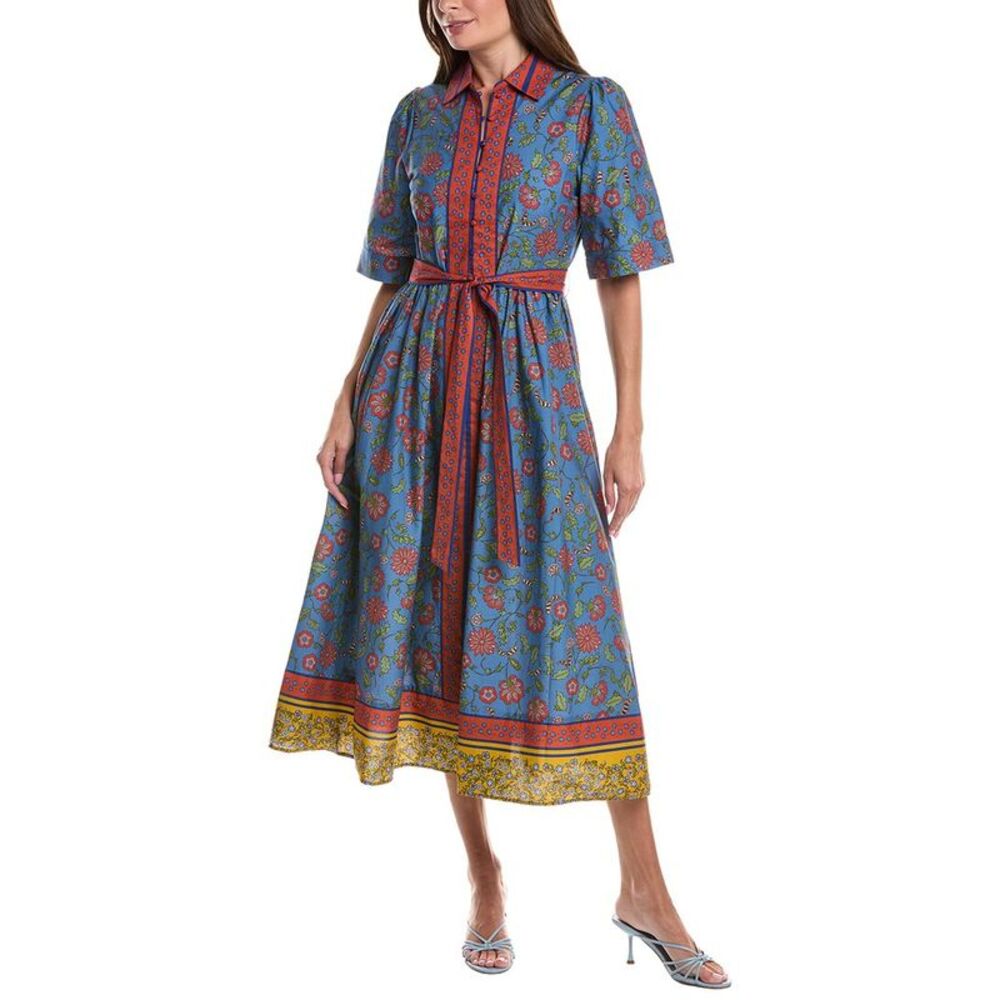 Hermoza Womens  Alexandra Belted Midi Dress